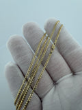 24" 14K Yellow Gold Curb 2mm 4.63g