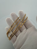 20" 14K Yellow Gold Rounded Box 3mm 9.1g