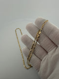 22 inch 3mm Figaro chain in 14K yellow gold, 7.2g, view 5 - Ott Family Jewelry