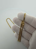 20" 14k Yellow Gold Cuban 3mm 15.53g