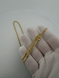 22" 3mm solid 14K yellow gold Cuban link chain, 15.0g – Ott Family Jewelry (5)