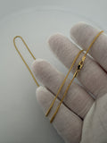 20" 14k Yellow Gold Franco 1mm 4.4g
