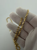 24" 14k Yellow Gold Rope 4mm 31.05g