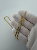 20" 14k Yellow Gold Cuban 3mm 14.95g