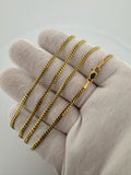 22" 14k Yellow Gold Cuban 2.5mm 11.3g