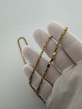 24" 3mm 14K yellow gold fancy anchor chain, 24.1g (pre-owned) – Ott Family Jewelry (5)