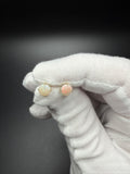 6mm natural opal stud earrings, 14K yellow gold, 0.5g – Ott Family Jewelry (5)