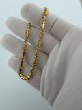 8" 14k Yellow Gold Franco 4mm 16.2g
