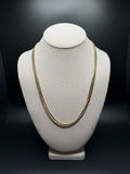 10K yellow gold 6mm handmade Miami Cuban link chain with box lock clasp
