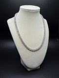 18" 5mm silver moissanite tennis chain, 40ctw D VVS1, 32.1g – Ott Family Jewelry (5)