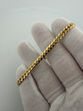 7.25" 14K Yellow Gold Cuban 5mm 16.2g