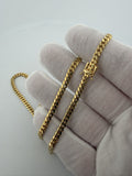 16" 14k Yellow Gold Cuban 4mm 20.1g