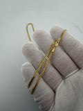 26" 14k Yellow Gold Cuban 2.5mm 13.14g