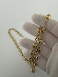 24" 14K Yellow Gold Puffed Mariner 8mm 20.9g