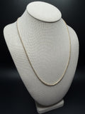 22" 14K Yellow Gold Ice Chain 2.5mm 9.6g