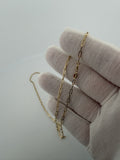 20" 2.5mm 14K yellow gold paperclip chain, 2.6g – Ott Family Jewelry (5)