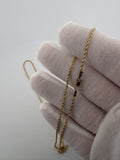 22" 14K Yellow Gold Rope 1.5mm 4.8g