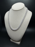 20" 10mm silver moissanite Cuban chain, 17.1ctw D VVS1, 85.9g – Ott Family Jewelry (5)