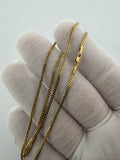 16" 14k Yellow Gold Cuban 1.75mm 4.3g (#2)