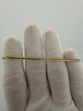7.5" 2.5mm solid 10K yellow gold Cuban link bracelet, 3.2g – Ott Family Jewelry (5)