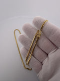 20" 3mm solid 14K yellow gold Cuban link chain, 13.8g – Ott Family Jewelry (5)