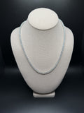 20" Silver 38ctw Moissanite Tennis Chain 4mm 25.6g