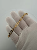 8" 14K Yellow Gold Paperclip 5.5mm 6.55g