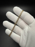 8" 14K Yellow Gold Curb 4mm 2.65g