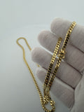 24" 14k Yellow Gold Cuban 4mm 30.2g