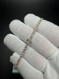 7" 14k Yellow Gold 4.04ctw E-F VS Lab Diamond Tennis Bracelet EGL Certified 2.8mm 5.7g