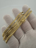 22" 4mm 10K yellow gold Cuban chain, 22.56g (pre-owned) – Ott Family Jewelry (5)