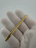 7.5" 5mm solid 14K yellow gold Cuban link bracelet, 15.6g – Ott Family Jewelry (5)