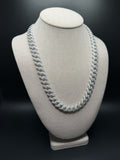 22" 12mm silver moissanite Cuban chain, 28.83ctw D VVS1, 118.7g – Ott Family Jewelry (5)