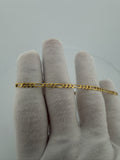 8" 14k Yellow Gold Figaro 3.5mm 3.5g
