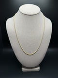 22" 14K Yellow Gold Bismark 2mm 4.5g