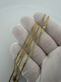 24" 14k Yellow Gold Cuban 1.75mm 6.31g