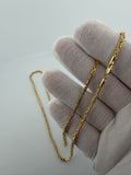 22" 14k Yellow Gold Byzantine 2mm 6.86g