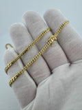 20" 10K Yellow Gold Cuban Chain 3mm 12.13g