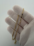 22" 2mm 14K yellow gold rope chain, 8.2g – Ott Family Jewelry (5)