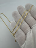 20" 14k Yellow Gold Curb 2mm 4.0g (#1)