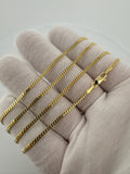 24" 10k Yellow Gold Cuban 2mm 6.22g