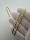 26" 14K Yellow Gold Cuban 3mm 21.8g