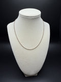 16" 14K Two-Tone Dia Cut Moon Bead 2mm 4.6g