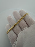 8" 14k Yellow Gold Cuban 5mm 16.65g