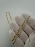 22" 2.5mm 14K yellow gold rope chain, 10.7g – Ott Family Jewelry (5)