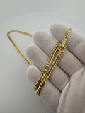 22" 10k Yellow Gold Cuban 4mm 24.0g