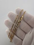 22" 14K Yellow Gold Figaro 2.5mm 5.05g