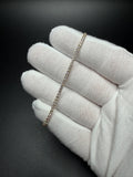 7" 14K Yellow Gold 2.00ctw E-F VS Lab Diamond Tennis EGL Certified – 2mm – 4.5g