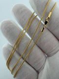 18" 14K Yellow Gold Franco 1.5mm 3.93g