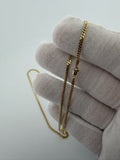 18" 14k Yellow Gold Cuban 2mm 5.3g